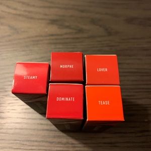 Morphe Red lipsticks bundle